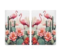 Cactus Flamingo Rose Flowers Porta Passaporto per Viaggio Portatile Passaporto Cover con Slot per Schede Passaporto Protector Passaporto Portafoglio