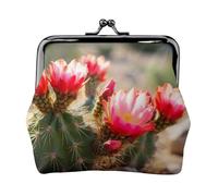 Cactus Floreale Bloom Stampa Vintage Pelle Cambiamento Borsa Elegante Piccolo Portamonete per le Donne Portafoglio Mini