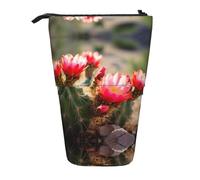 Cactus floreale Bloom verticale retrattile matita caso cancelleria scatola adulto organizzatore ufficio scatola