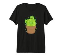 Cactus Gatto in Vaso Maglietta Premium