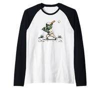 Cactus Giocare Baseball League Game Baseball Pratica Giocatore Maglia con Maniche Raglan