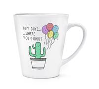 Cactus Hey Ragazzi Dove Are You Going 341ml Latte Tazza - Divertente