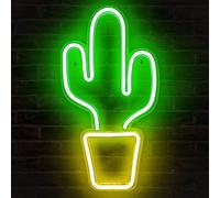Cactus Light Neon Signs Big Cactus Neon Light per camera da letto Led Neon Cactus Lights per la decorazione domestica Cactus Night Light