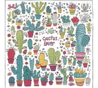 Cactus Lover: Relaxing Cactus Designs for Grown-Up Coloring Fun