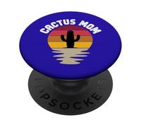 Cactus Mamma Succulente Pianta Pazzo Mamma Giardiniere Amante del Giardino PopSockets PopGrip Adesivo