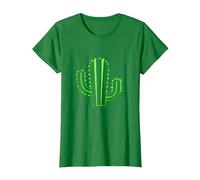 Cactus Messico Sicilia - Giardino Giardiniere Cactus Maglietta, Donna, Verde Mela, XL
