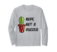 Cactus Non è Un Abbraccio Sarcastiche Donne introverse Maglia a Manica