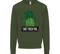 Cactus Non Può Toccare Questo Divertente Felpa Da Giardinaggio Uomo