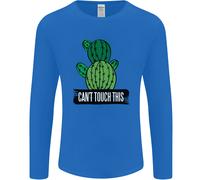 Cactus Non Può Toccare Questo Divertente Giardinaggio Uomo Manica Lunga T-Shirt
