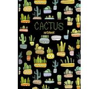 Cactus Notebook. Quaderno Puntinato A4: Quadernone per appunti grande | Taccuino a puntini | Dot Grid Journal (Copertina morbida Nero & Piantine Cactus)