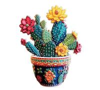 Cactus Puzzle - Puzzle educativo in legno colorato a tema vegetale - Puzzle Cactus per il Ringraziamento e le vacanze tra gli amici - idea regalo originale gioco di pazienza per