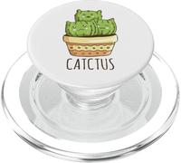 cactus Shirt Giardiniere Gatto cactus raccolta piante cactus PopSockets PopGrip per MagSafe
