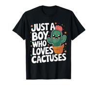 Cactus solo un ragazzo che ama i cactus Maglietta