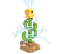 Cactus Sprinkler, Garden Spray Toy, 10.24x5.31x4.53 Inches Water Splash Play-Set, 360° Rotating Sprinkler Head, Sturdy Leak-Resistant Design for Backyard, Lawn, Pool, Outdoor Fun