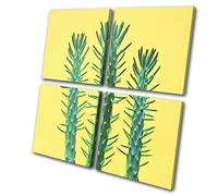 Cactus Succulent Botanical Floral MULTI TELA parete arte foto stampa