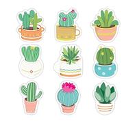 Cactus Tema Note Carta Unllined Foglio Adheive Note Carta Piccoli Blocchi Note Promemoria sui Frigoriferi Notebook Calendario Riunione Blocco Note
