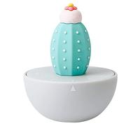 Cactus Time Manager, timer meccanico in gomma morbida, conto alla rovescia di 60 minuti, design divertente for lo studio, decorazione for la scrivania Allarme chiaro(Blauw)