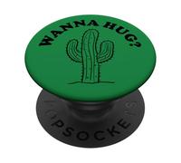 Cactus vuole abbracciare PopSockets PopGrip Adesivo