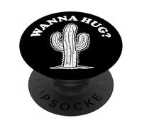 Cactus vuole abbracciare PopSockets PopGrip Adesivo