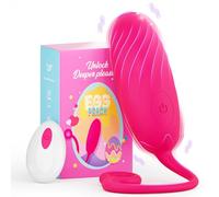 Cacuola Vibratoreper Donna Professionale Risonanza Tre Punti, 10 Alta Frequenza Potenti Modalità Vibrazione, Trama Spirale Silenzios Ovetto Vibrante con Telecomando Sex Toys always-on impermeabile