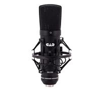 CAD Audio Microfono a condensatore a membrana di grandi dimensioni per studio (XLR, alimentazione phantom 48V, diaframma da 1 pollice, impedenza 75 OHM, 30 Hz - 20 KHz), argento