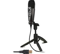 CAD audio U37SE-CA grande microfono a condensatore cardioide, USB, con treppiede - rosso (Apple Red), Silver