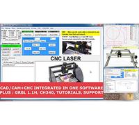 CAD CAM CNC 3018 3020 1610 Laser Software integrated easy to use tutorial videos RoutCad Premium. Three easy steps with one program: 1-design, 2-define machine sequence, 3-drive cnc.