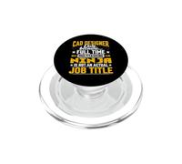 CAD Designer Job Title - Funny CAD Artist Specialist PopSockets PopGrip per MagSafe