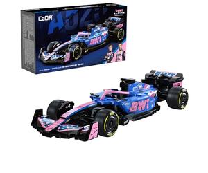 CaDA 1:24 BWT Alpine F1 Team A525 Auto da corsa - 300 pezzi - Self-Build Brick Building Block Modello C55024W
