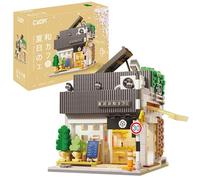 CaDA Blocchi di costruzione per casa, giapponesi Summer Café Modular Buildings per bambini e adulti, Expert City House, Architecture, compatibili con Lego House (1116 pezzi)
