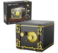 CaDA Building Blocks: The Secret sicurezza Cassetta di cassetta Banca nera 442 pezzi
