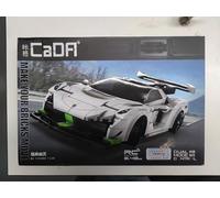 CADA C51083W Race Car Building Block Set, scala 1:20, dimensioni del prodotto finito: 21,6 * 8 * 5,8 centimetri - 322 PCS