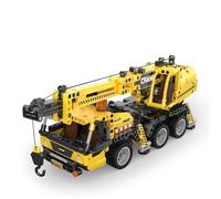 Cada Crane Truck Construction Game 658 Pieces Giallo Bambini