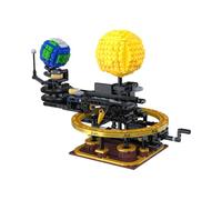 CaDA Cosmic Explorer Solar System - Kit modello mattoni 651 pezzi C71009W | Funzioni multiple controllate meccanicamente ideali per giocare e visualizzare