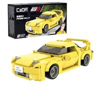CaDA Iniziale D Giallo Mazda FD3S RX-7 Auto - 278 Pezzi - Self-Build Mattone Building Block Modello C55013W