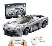 Cada - Lotus Evija - Set di costruzione - con R/C e controllo tramite App - 308 pezzi - + 6 anni - Scala 1:18 (DEQUBE 927DE51071)