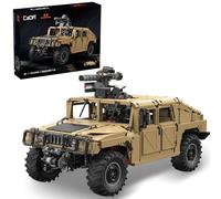 CaDA Master C61036W Humvee H1 - Blocchi da combattimento 1:8, 3935 pezzi, SUV, 4 x 4 grandi, modello di veicolo da combattimento armored per adulti