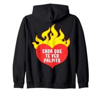 CADA Que Te veo, palpito Funny Love Heart Sayings Quote Felpa con Cappuccio