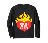 CADA Que Te veo, palpito Funny Love Heart Sayings Quote Maglia a Manica