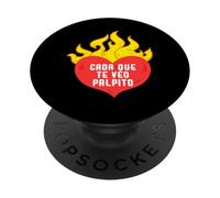 Cada que te veo, palpito Funny Love Heart Sayings Quote PopSockets PopGrip Adesivo