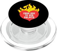 Cada que te veo, palpito Funny Love Heart Sayings Quote PopSockets PopGrip per MagSafe
