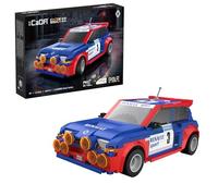 CaDA Renault 5 Maxi Turbo Rally Car - 282 pezzi Brick Model Kit C51095W | Modello con licenza ufficiale della vettura da rally Renault