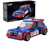CaDA Renault 5 Maxi Turbo Rally Car - 308 pezzi Mattone Model Kit C55038W | Modello con licenza ufficiale della classica auto da rally francese