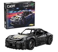 CaDA - RUF GT - Set di costruzione - Veicolo sportivo - Nero - 1655 pezzi - + 8 anni - Scala 1:10 (DEQUBE 927DE63006)