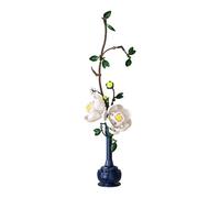 CaDA Serene Indigo - Vaso da fiori da 324 pezzi, kit modello mattoni | Una divertente composizione floreale da costruire ed esporre