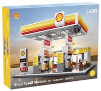 Deqube Shell Gas Station Construction Game 1309 Pieces Multicolor