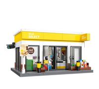 Deqube Shell Store Construction Game 303 Pieces Giallo Bambini