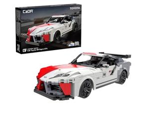 CaDA Toyota GR Supra GT4 Racing Car - Kit modello mattone 356 pezzi C51098W | Auto con licenza ufficiale con funzionalità di controllo radio aggiuntive