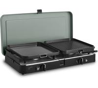Cadac 2 cook 3 pro deluxe fornello a gas a 2 fuochi grigio/nero 30 mbar