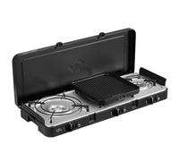 CADAC - 3 Cook Turbo FFD Deluxe - 50 mBar - Barbecue - Barbecue portatile - Superficie di cottura in acciaio inox - Custodia inclusa - Campeggio - Barbecue - Barbecue - Barbecue - Barbecue